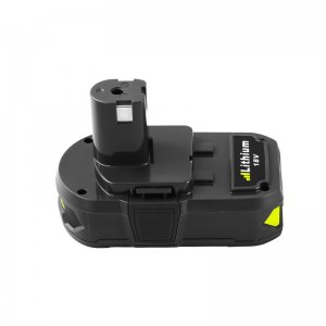 Li-ion 1500mAh 18V Baterii fără înlocuire a sculei pentru Ryobi P102, P103, P104