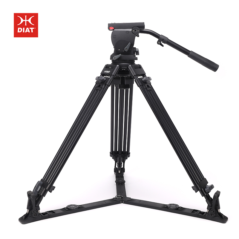 DIAT A223TVP100 Trepied cu cap hidraulic tridimensional Trepied cu cameră stabilă stabilă Stand de fotografiere video