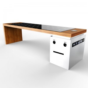 2019 Bănci fără spătar de grădină pentru mobilier exterior de design modern de design modern