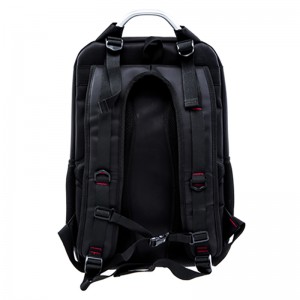 17SA-6601F Buzunare mari de mulitiple Mâner metalic de calitate superioară nylon oxford 17 inch sac pentru rucsac laptop