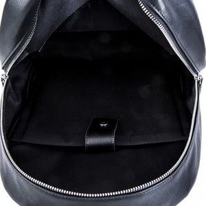 18SA-6839F 15 ani Rucsac din piele pentru laptop pentru bărbați, zilnic, negru pentru bărbați