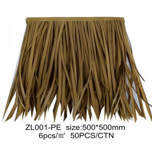 PVC / PE / PA Artificial Synthetic Thatches tiki bar thatch acoperis gresie imitații din plastic acoperiș de paie Simulată paie