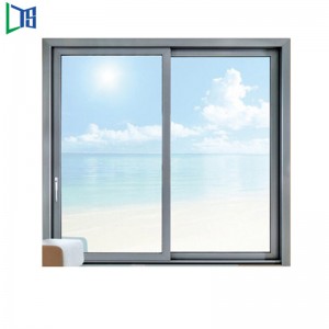 Înveliș de pulbere Încuietor de siguranță pentru birou Șampanie Culoare verticală Sticlă Ferestre glisante din aluminiu Din China