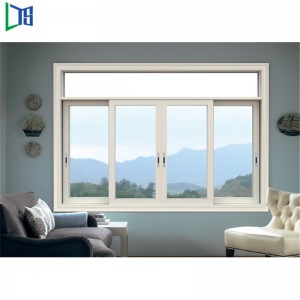 Ferestre cu alunecare din aluminiu sau Ferestre Stacker cu acoperire cu pulbere Gresie și negru Fo Resdentrail și clădiri comerciale