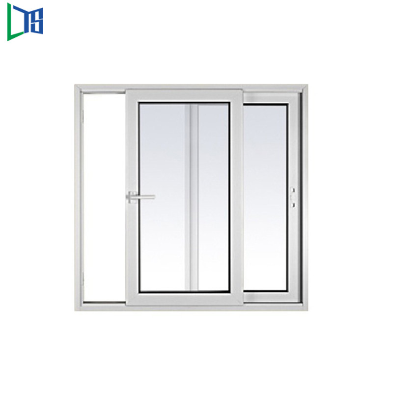 Sistem de ferestre glisante din aluminiu Fereastră cu împingere din aluminiu cu geam termopan din aluminiu