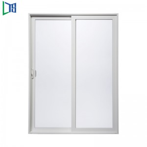Sistem de ferestre glisante din aluminiu Fereastră cu împingere din aluminiu cu geam termopan din aluminiu