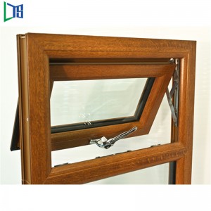 As2047 Standard gri alb / negru din aluminiu geam exterior deschis deschis sau geam dublu