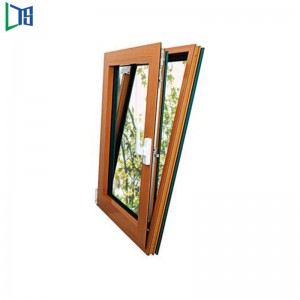 Ferestre din aluminiu înclinare și întoarcere cu 2019 Nou proiectat cu ochiuri de oțel și finisat anodizat