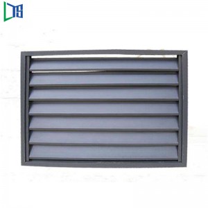 Vânzare fierbinte Exterior Rulment din aluminiu Fereastră Obloane din aluminiu Ferestre Lumină Lama din aluminiu