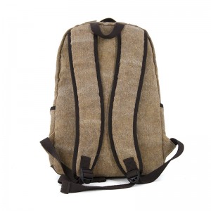 19SC-7748D OEM laptop moale de modă moale, material din piele autentică + pânză, rucsac laptop laptop business business