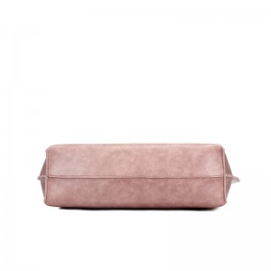 HD0823 - Vânzarea directă din fabrică a geantelor de cumpărături din piele PU cu legume roz pentru femei