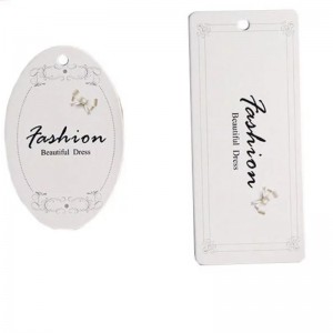 Eticheta Creative Fashion Îmbrăcăminte hangtag Personalizată 04