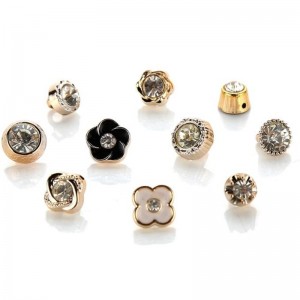 Cele mai noi vânzări rafinate creatoare avant-garde buton moda vrac vrac butoane stras