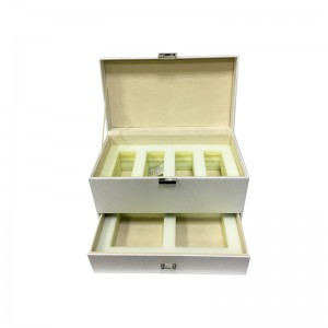 Cutie cadou de bijuterii de lux din piele personalizată cu ridicata