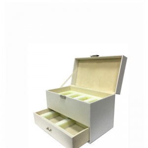 Cutie cadou de bijuterii de lux din piele personalizată cu ridicata