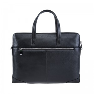 18SG-6819F Servietă din piele pentru bărbați Capacitate mare 15,6 inch Laptop Business Briefcase din piele