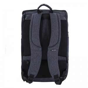 Nylon 18SA-7443M rezistent la șocuri, cu sac pentru laptop pentru bărbăti, impermeabil PU