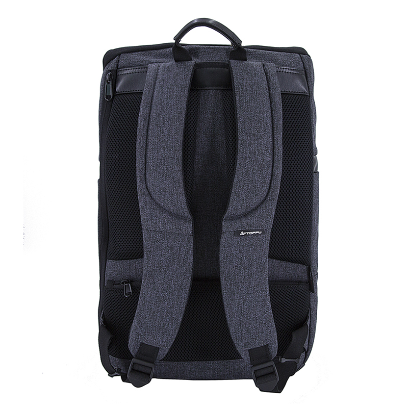 Nylon 18SA-7443M rezistent la șocuri, cu sac pentru laptop pentru bărbăti, impermeabil PU