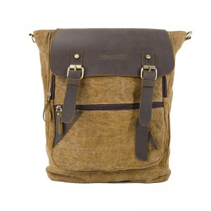 19SC-7909D fermoar închidere compartiment pentru computer clapeta de piele rucsac pentru bărbați