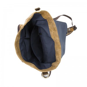 19SC-7909D fermoar închidere compartiment pentru computer clapeta de piele rucsac pentru bărbați