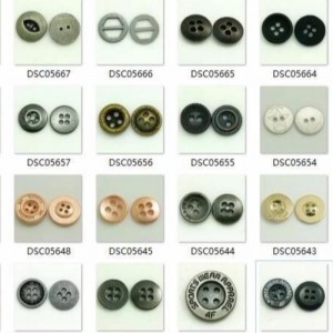 Moda butoane de cămașă de cusut de la 10mm la 19mm din rășină cu patru găuri pentru îmbrăcăminte 2