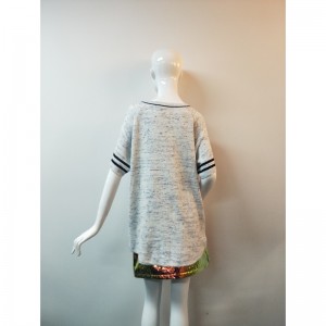 LUNGĂ GREY V-GÂȘI CARDIGAN RLWS0037F