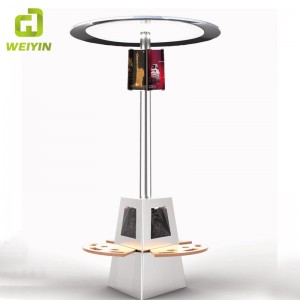 Banc de publicitate inteligent cu energie solară cu încărcător USB pentru iluminare LED pentru exterior