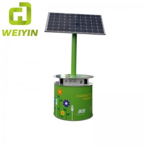 Stație de încărcare pentru telefonul celular cu energie solară în stil nou, pentru orașul inteligent