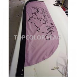 Steaguri promoționale cu pene de tipărire personalizate