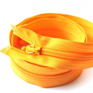 Palton de bumbac capăt deschis 70 cm 5 # fermoar nylon 5