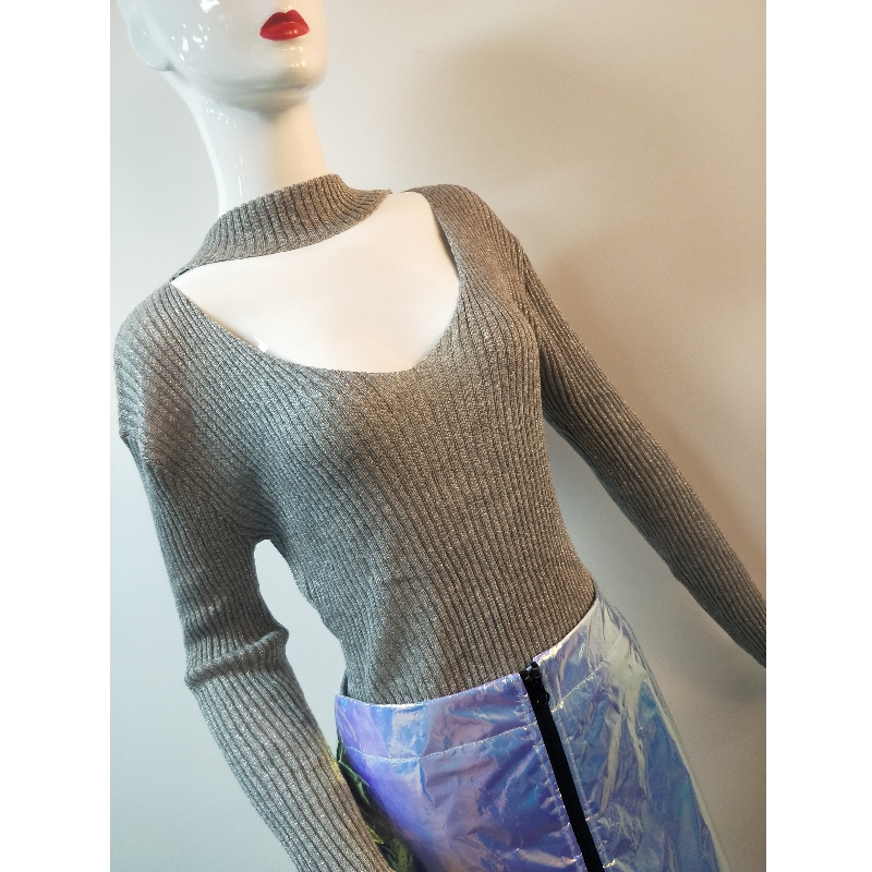 GREY LADIES SWEATER RLWS0085F