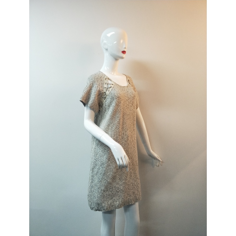 GREY SWEATER LONGLINE GRAY RLWS0086F