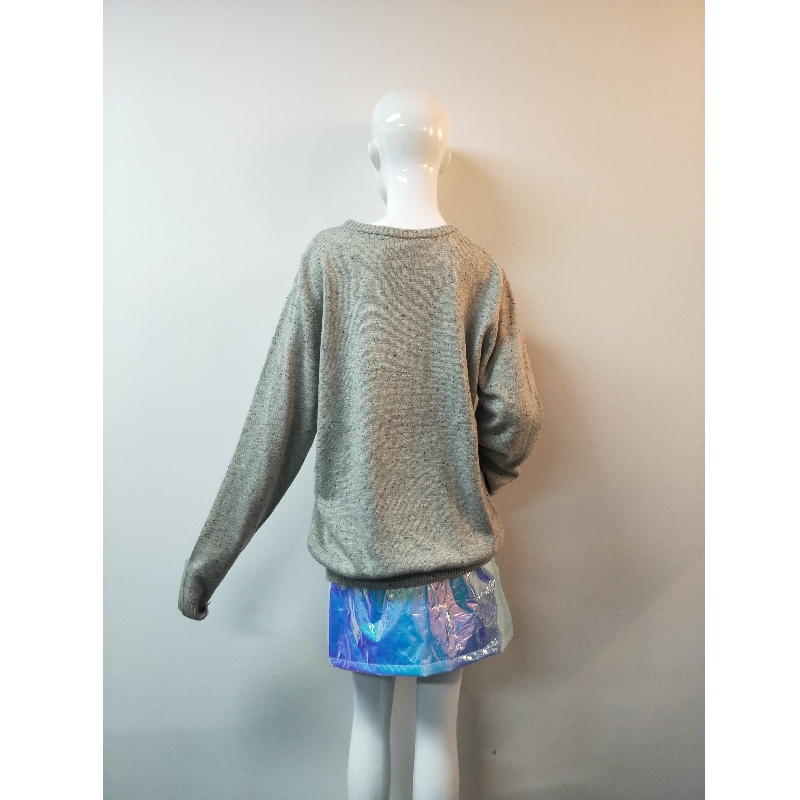 GREY SWEATER LUNGĂ RLWS0089F