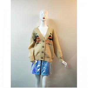 GALERIE PRINT CARDIGAN RLWS0106F