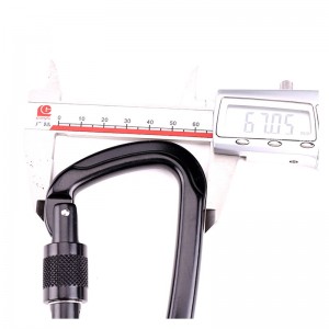 Aliat de aluminiu exterior cu carabinieră de cataramă de blocare tip D