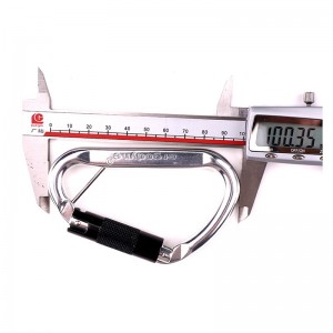 Aviație aluminiu alpinism cataramă rapidă alpinism în aer liber alpinistă carabină camping hamac fitness yoga cu accesorii cârlig de siguranță din aliaj de aluminiu