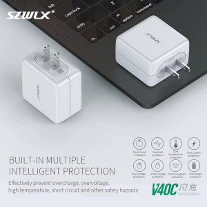 WEX - V40C OPPO VOOC adaptor de alimentare cu încărcare bliț, încărcător de perete, încărcător de călătorie