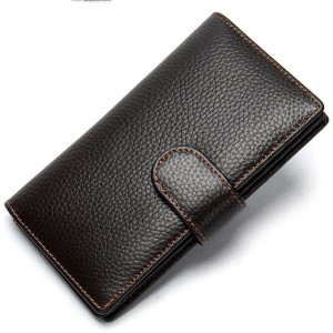HD0827 - Portofele multi-card din piele naturală din piele de vacă pentru bărbați OEM