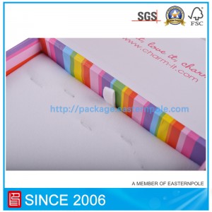 Cutie de bijuterii cu inserție de spumă