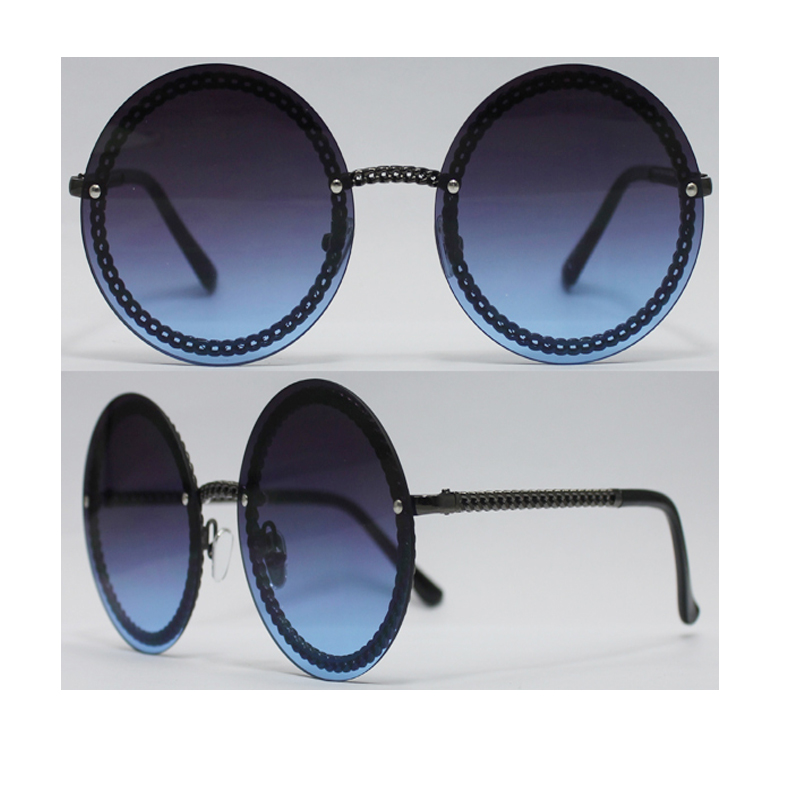 Unisex Ochelari de soare metalice cu cadru metalic, lentile de protecție UV 400, comenzi OEM sunt binevenite