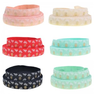 12 # personalizate de înaltă calitate 5/8 Fold Over Elastic