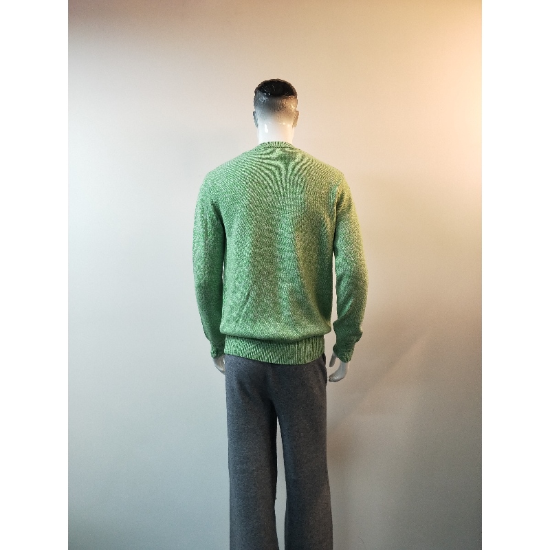 AVOCADO GREEN CREW SWEATER SWEATER RLMS0027F