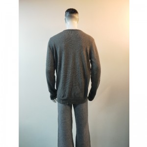 GREY WOLF-PRINT SWEATER RLMS0057F