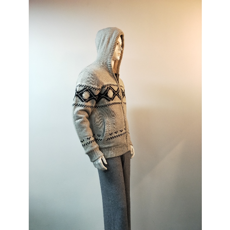 GRAY PRINT VOPSEA PENTRU PULOVAR RLMS0066F