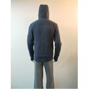 NAVY COATED SWEATER ROAT RLMS0070F