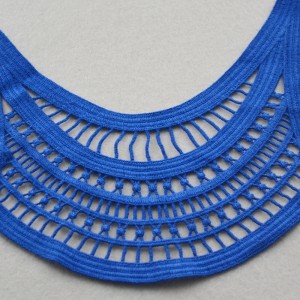 Noua moda de poliester Lace Collar Design creion pentru costume de baie