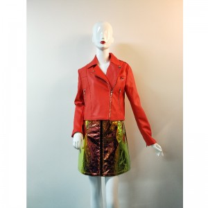 RED PU BICICLETĂ JACKET RLWPJ0004N