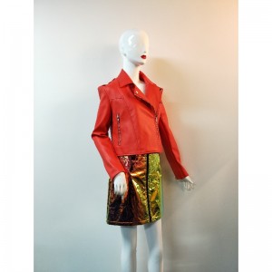 RED PU BICICLETĂ JACKET RLWPJ0004N