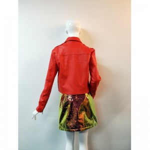 RED PU BICICLETĂ JACKET RLWPJ0004N