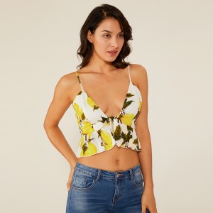 Fabrica de Oem Summer Floral Mini Hot Hot Fata de sex feminin Camisole